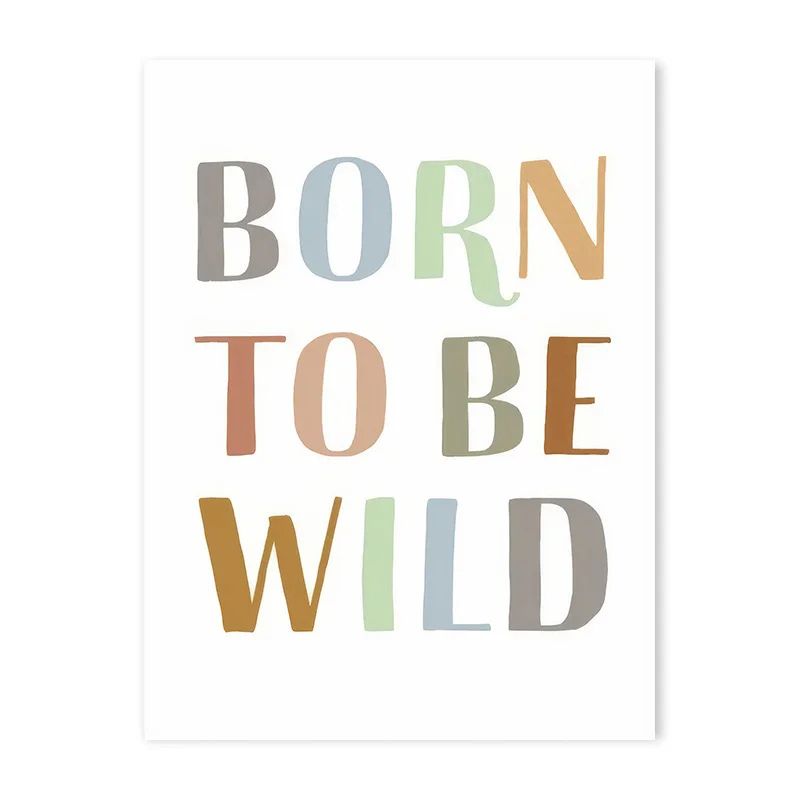 Canvas Jungle Poster for Baby’s Room