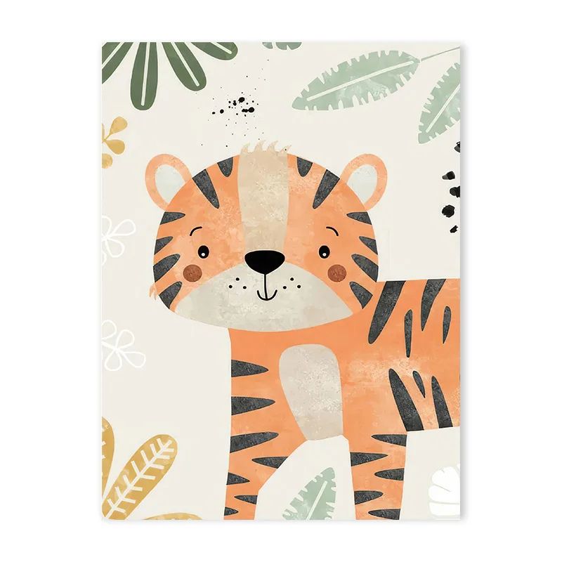 Canvas Jungle Poster for Baby’s Room