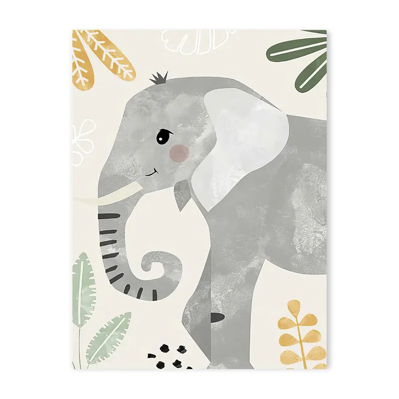 Canvas Jungle Poster for Baby’s Room