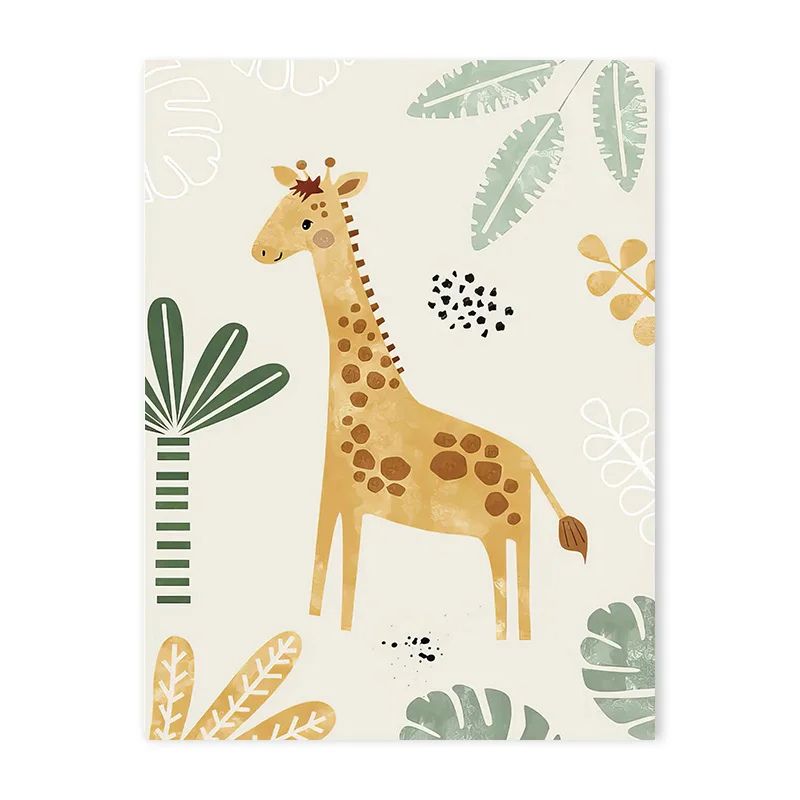 Canvas Jungle Poster for Baby’s Room