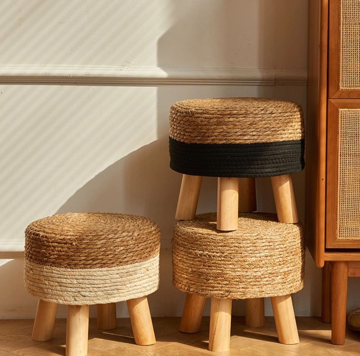 Calma Rattan Stool