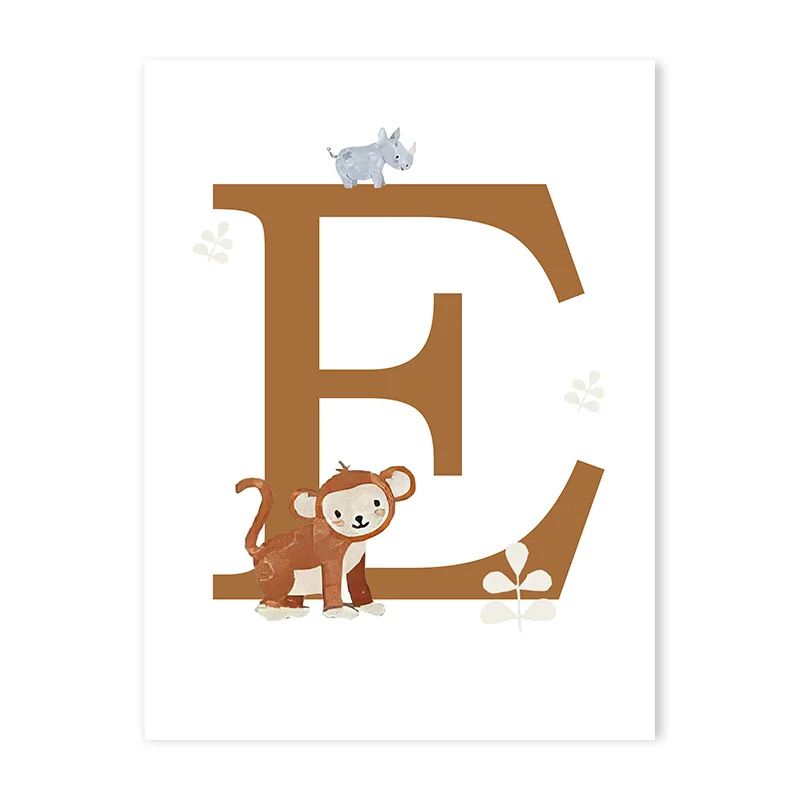 Canvas Jungle Poster for Baby’s Room
