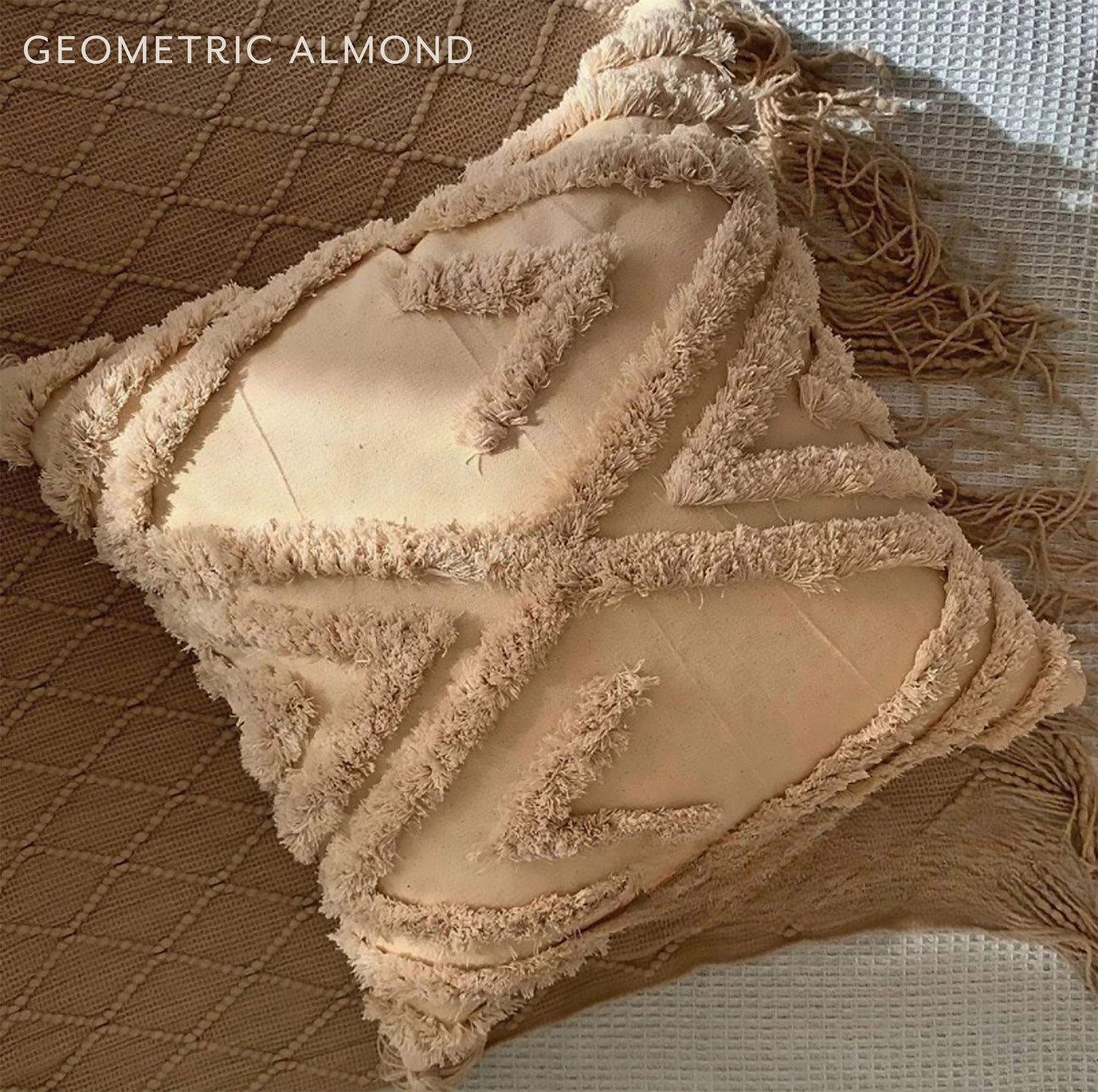 Pillow Cover Luxe Boho Geometry