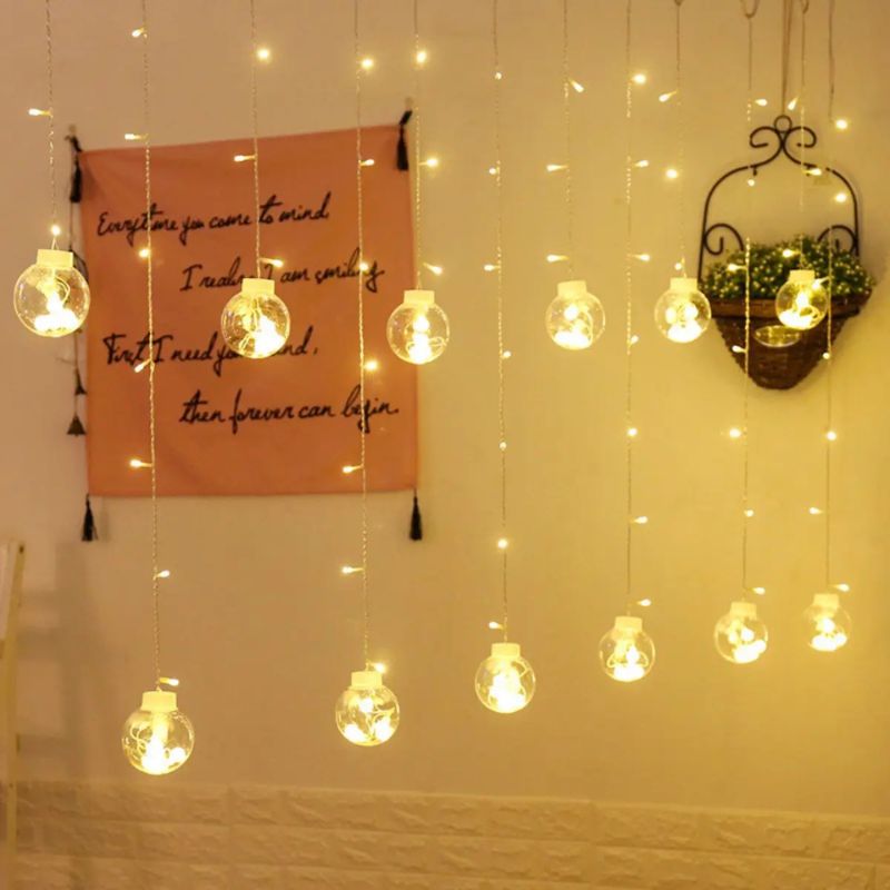LED Wishing Ball Curtain String Light