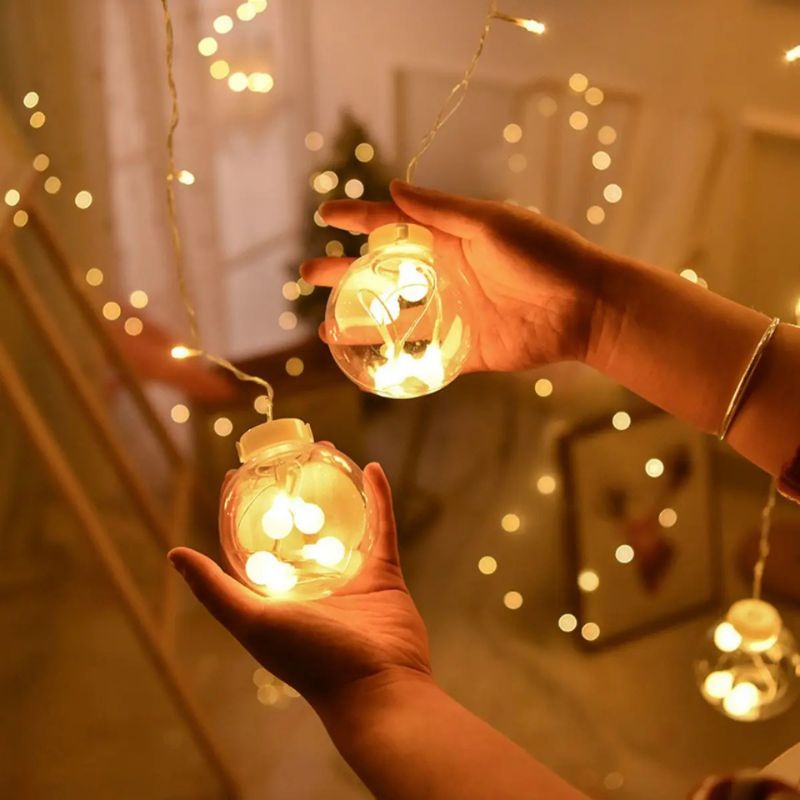 LED Wishing Ball Curtain String Light