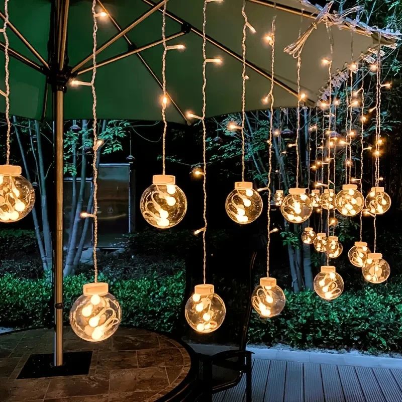 LED Wishing Ball Curtain String Light