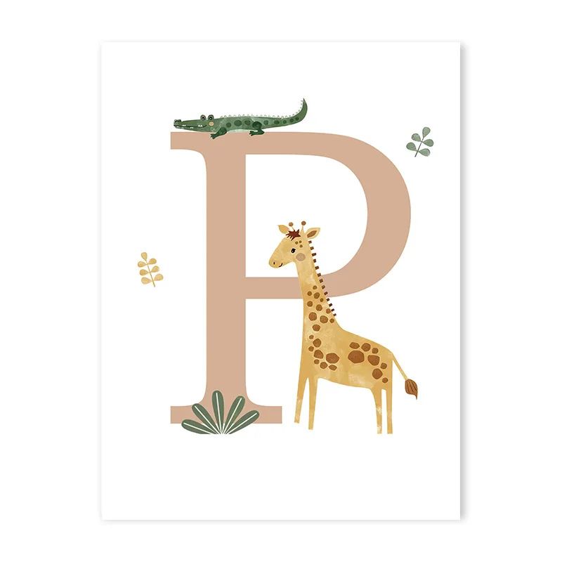 Canvas Jungle Poster for Baby’s Room