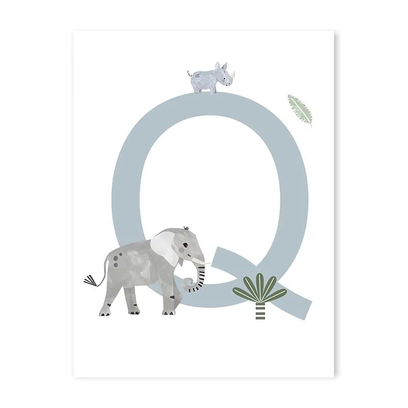 Canvas Jungle Poster for Baby’s Room
