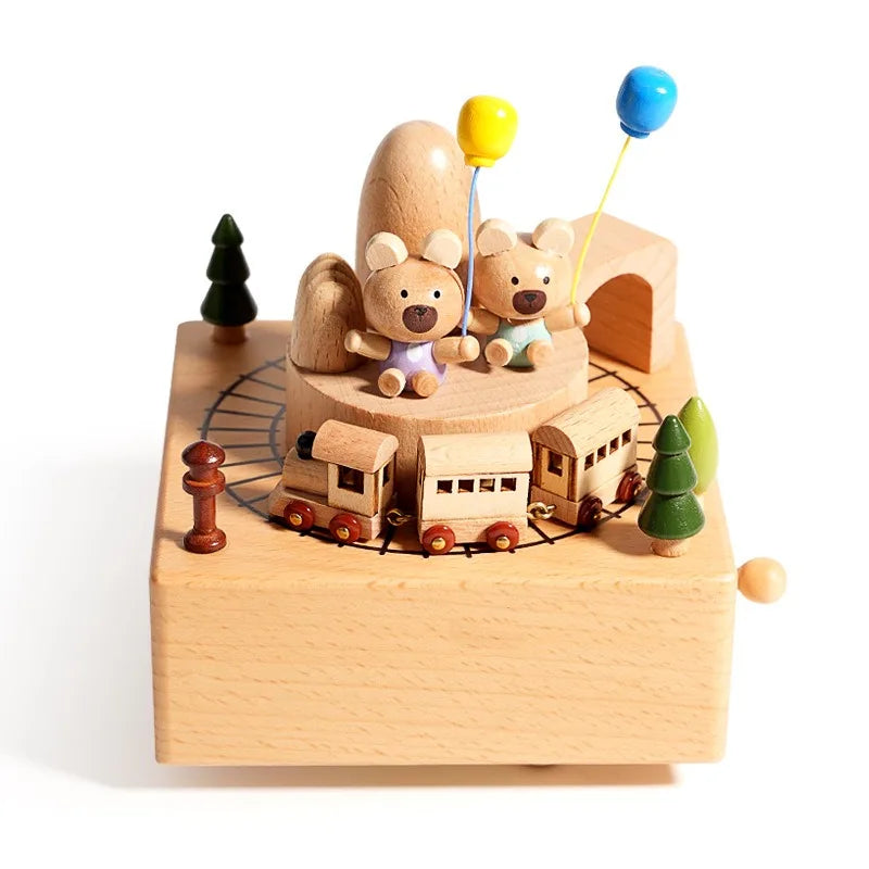 Whirling Grace Carousel Music Box