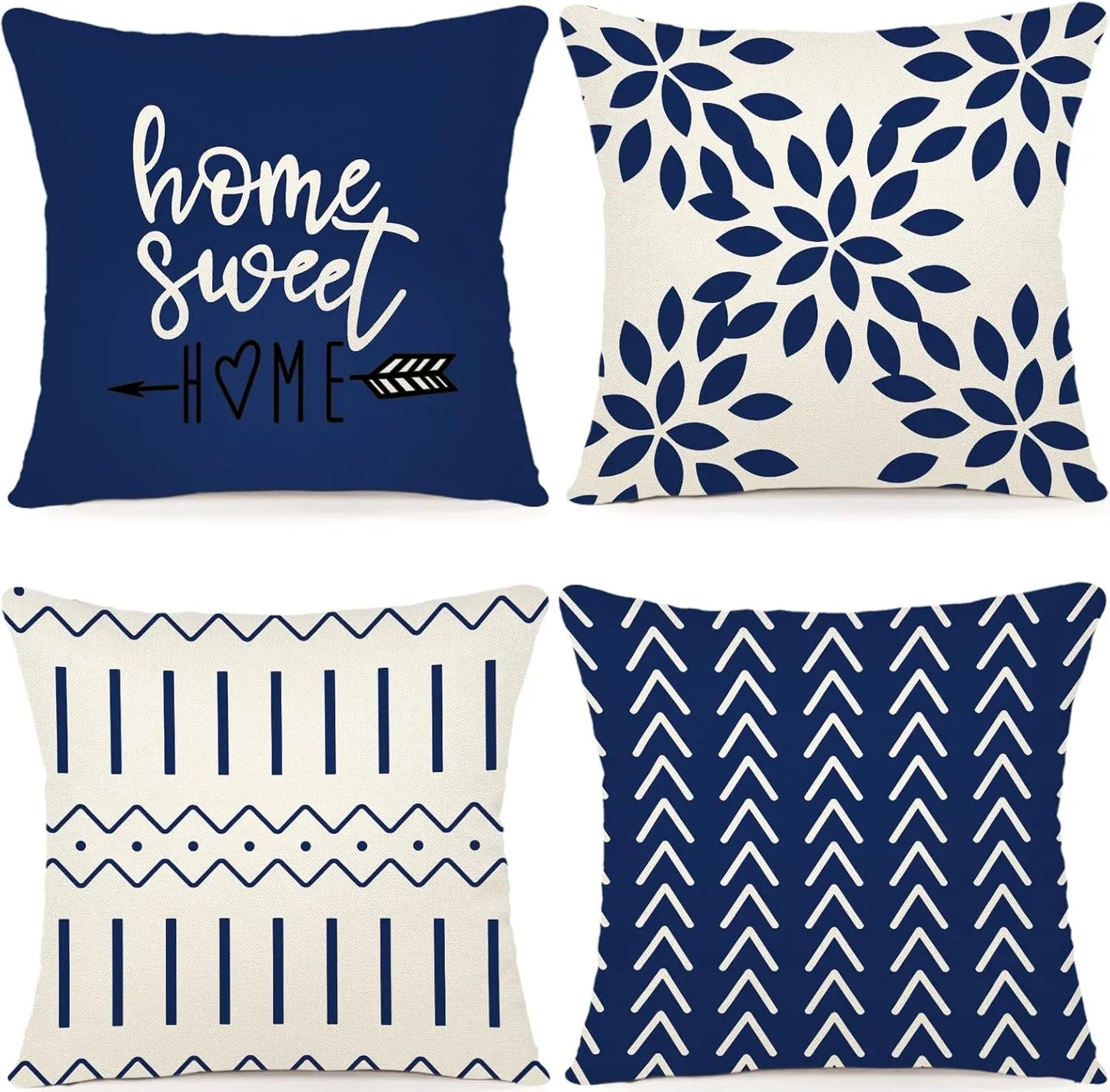 Modern Boho Pillow Cover Set (4pcs)