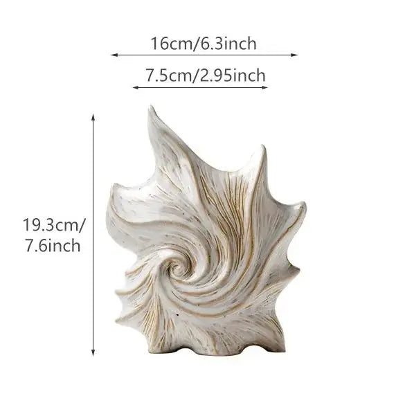 Ceramic Conch Vase - Maree
