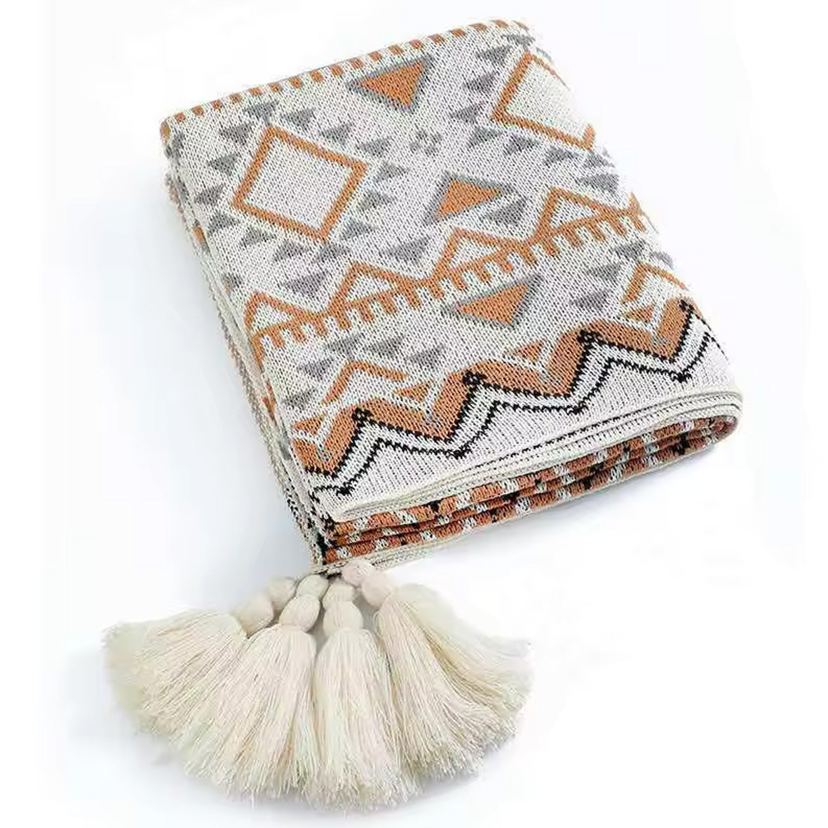 Soft Knit Nordic Blanket