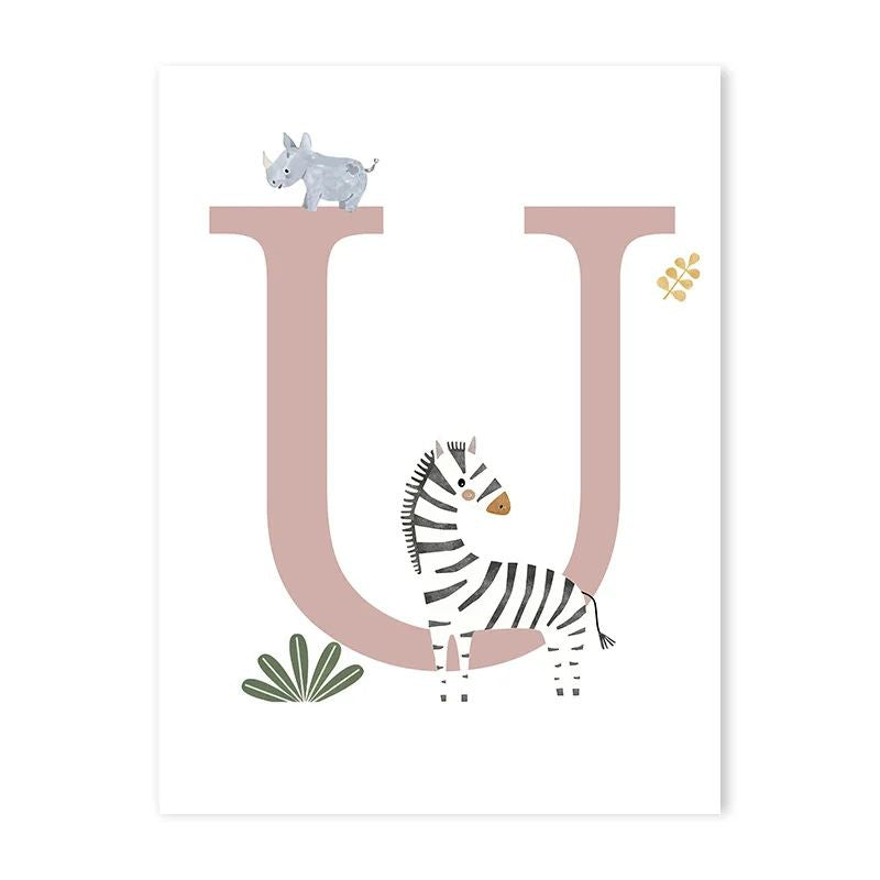 Canvas Jungle Poster for Baby’s Room