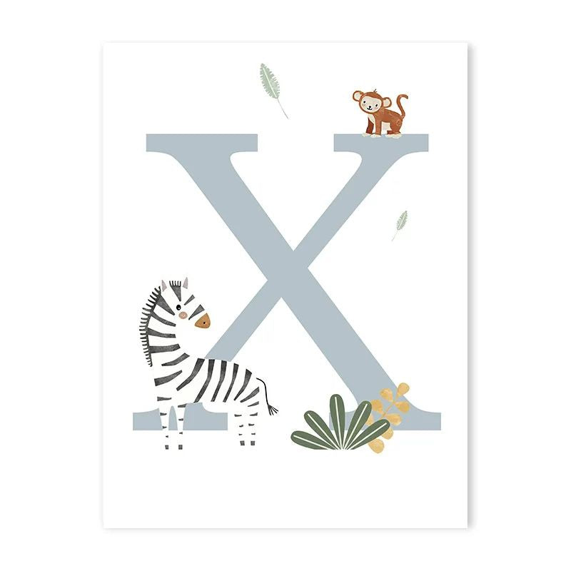 Canvas Jungle Poster for Baby’s Room