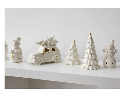 Ceramic Christmas Ornament Set