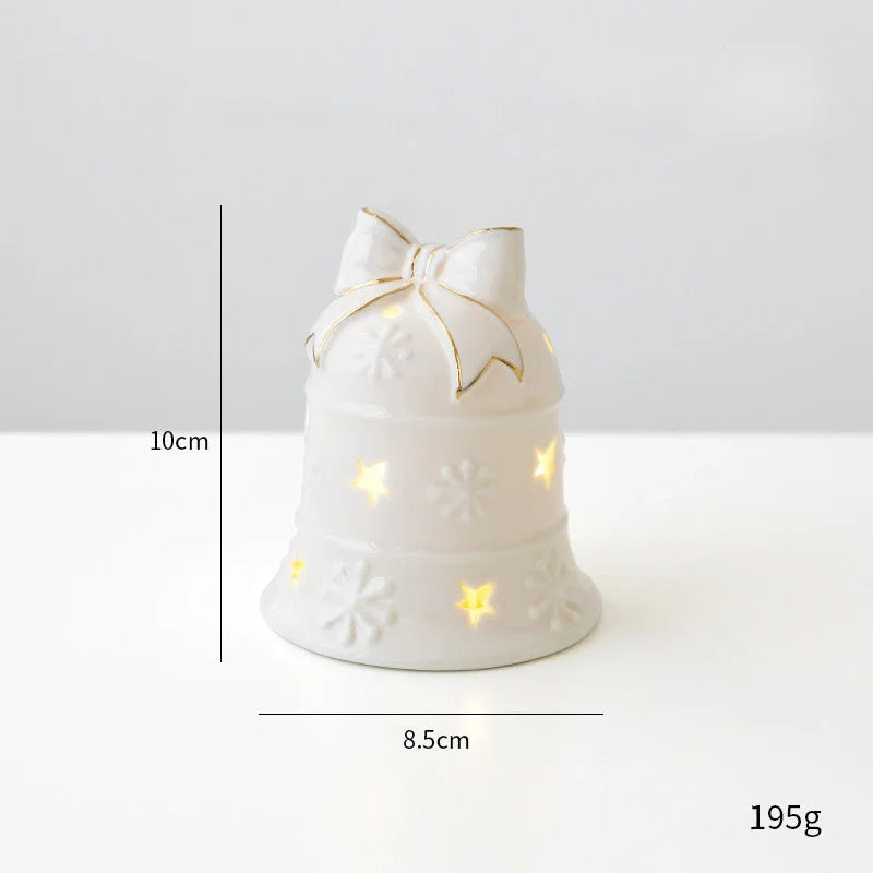 Ceramic Christmas Ornament Set