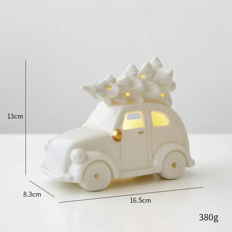 Ceramic Christmas Ornament Set