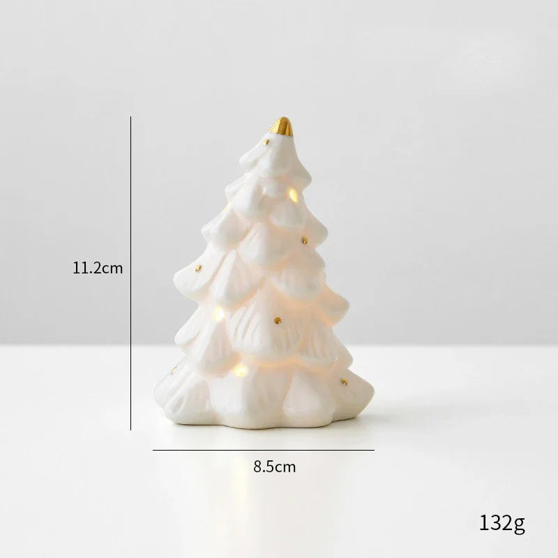 Ceramic Christmas Ornament Set
