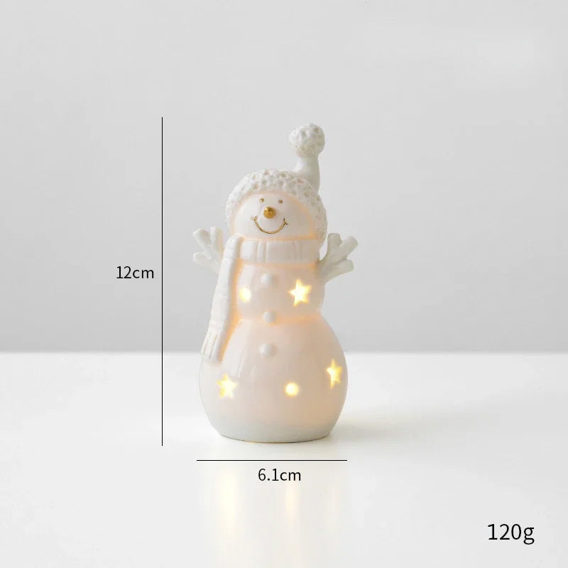 Ceramic Christmas Ornament Set