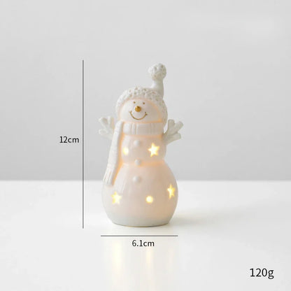Ceramic Christmas Ornament Set