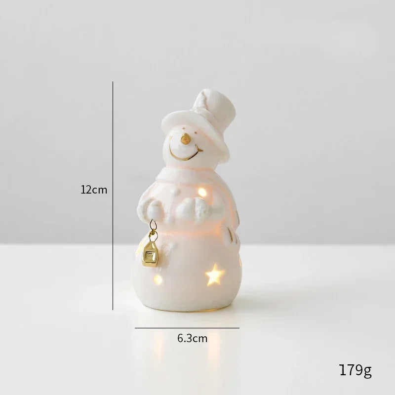 Ceramic Christmas Ornament Set