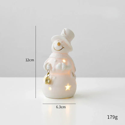 Ceramic Christmas Ornament Set