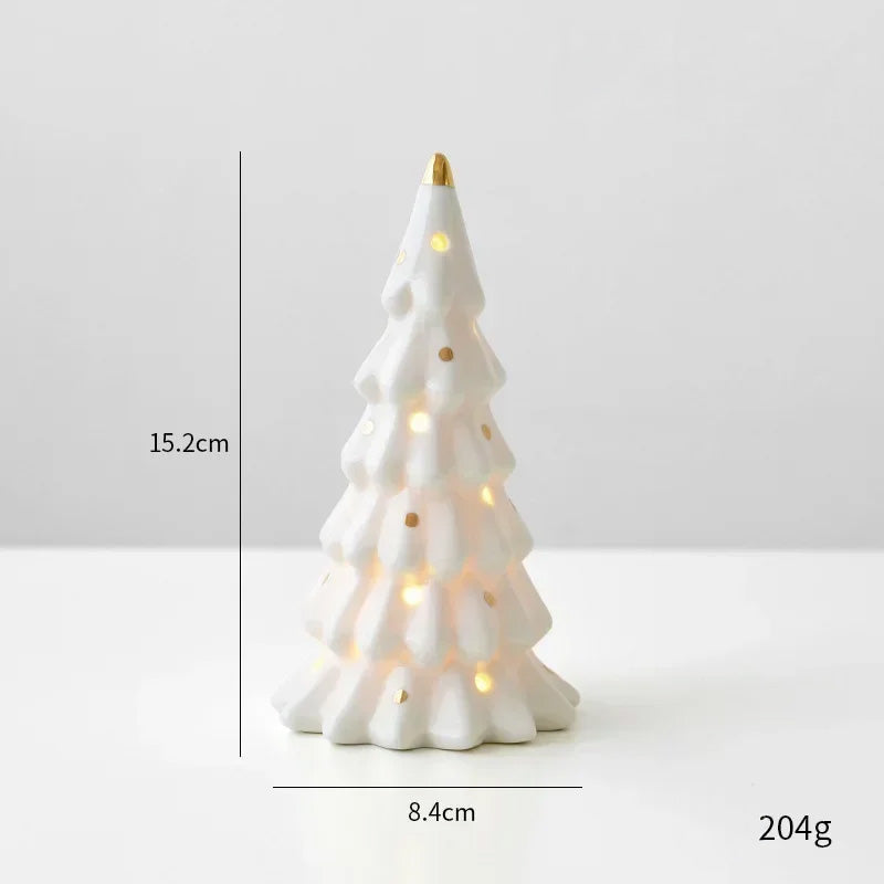 Ceramic Christmas Ornament Set