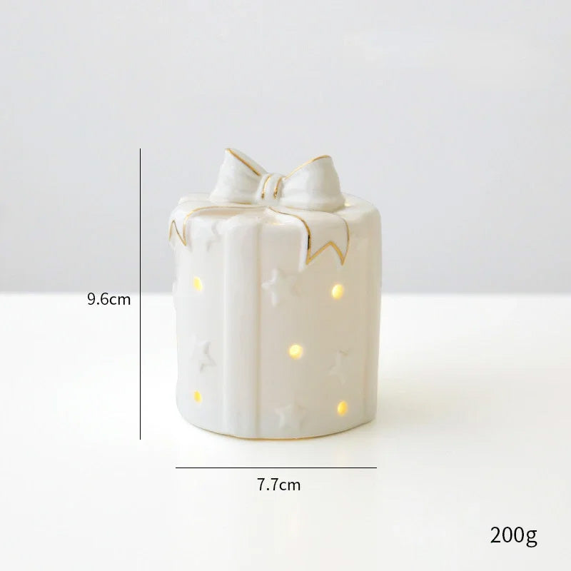 Ceramic Christmas Ornament Set