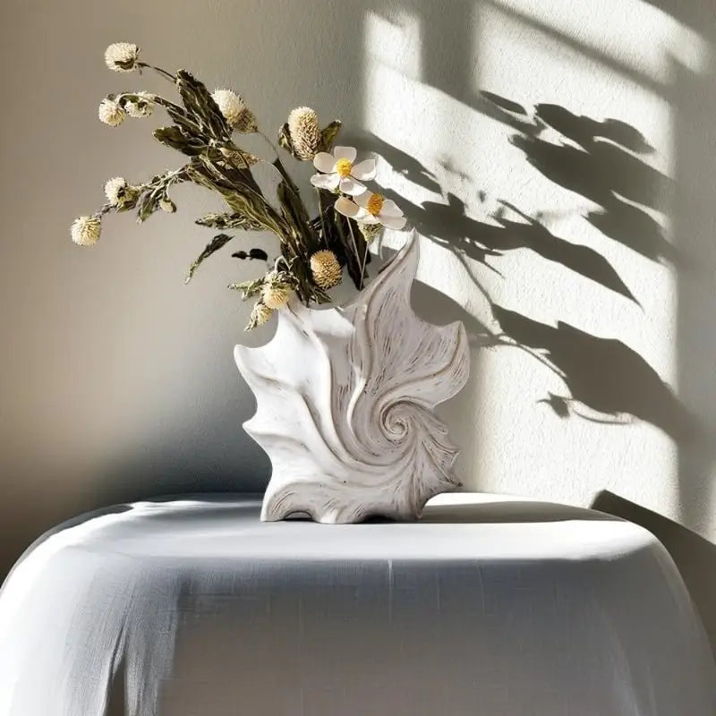 Ceramic Conch Vase - Maree