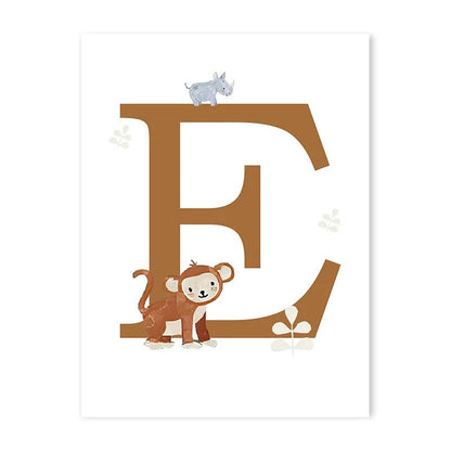 Canvas Jungle Poster for Baby’s Room