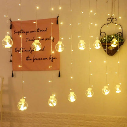 LED Wishing Ball Curtain String Light