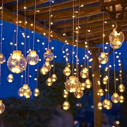 LED Wishing Ball Curtain String Light
