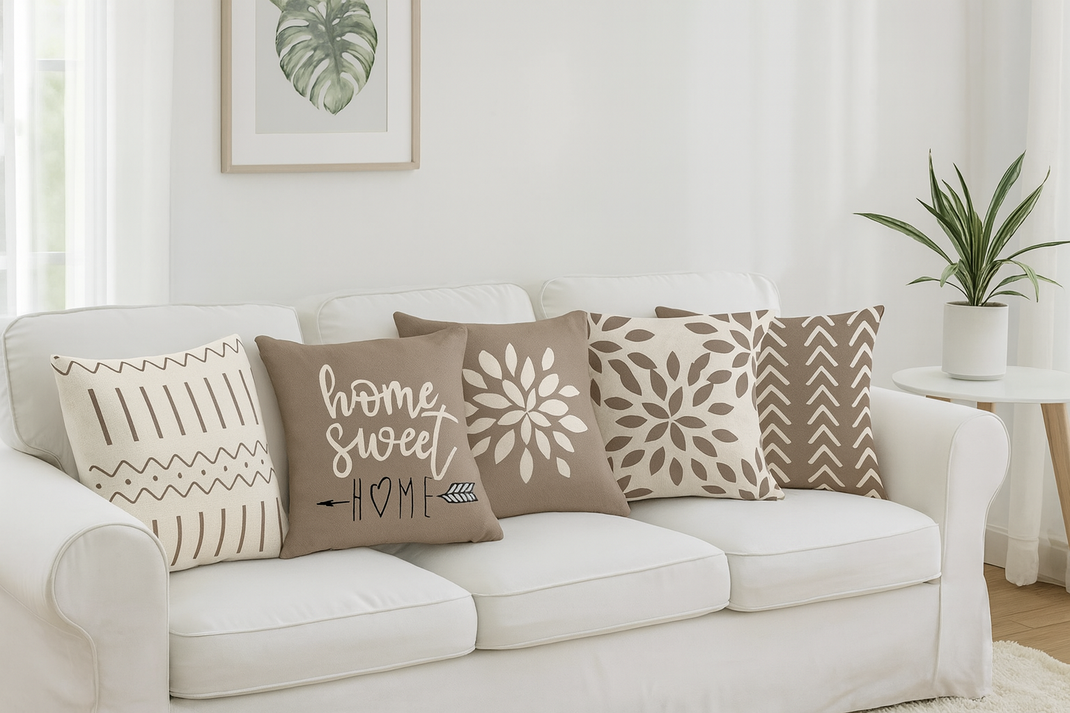 Modern Boho Pillow Cover Set (4pcs)