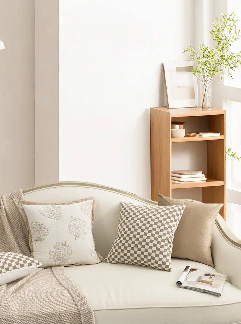 Nordic Bloom Chenille Cushion Cover