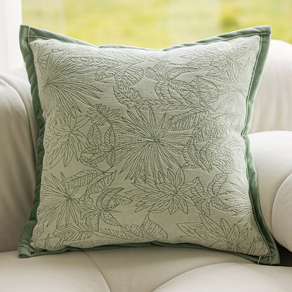 Sage Chenille Cushion Cover