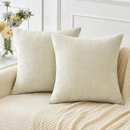 Chenille Solid Cushion Cover
