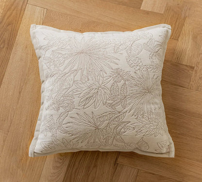 Sandstone Bloom Cushion Cover