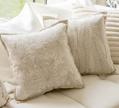 Sandstone Bloom Cushion Cover
