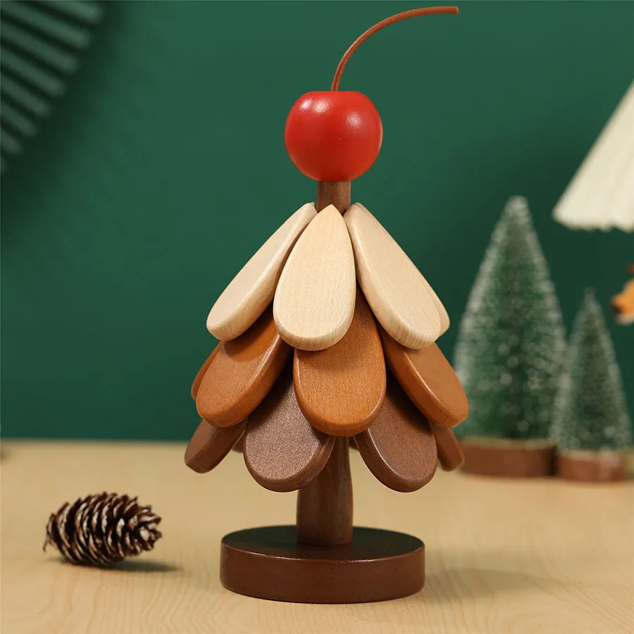 Christmas Tree Wooden Insulation Mat Set