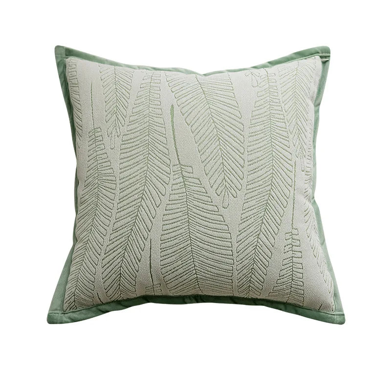 Sage Chenille Cushion Cover