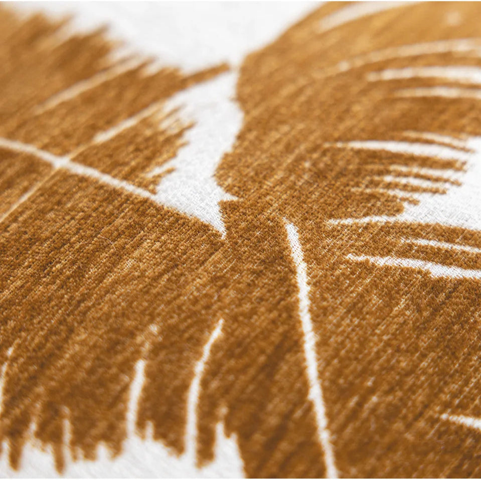 Terracotta Bloom Jacquard Cushion Cover