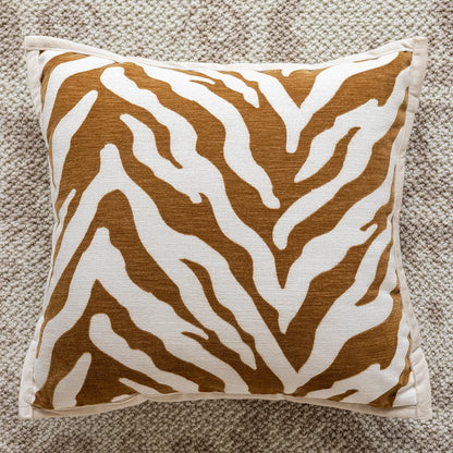 Terracotta Bloom Jacquard Cushion Cover