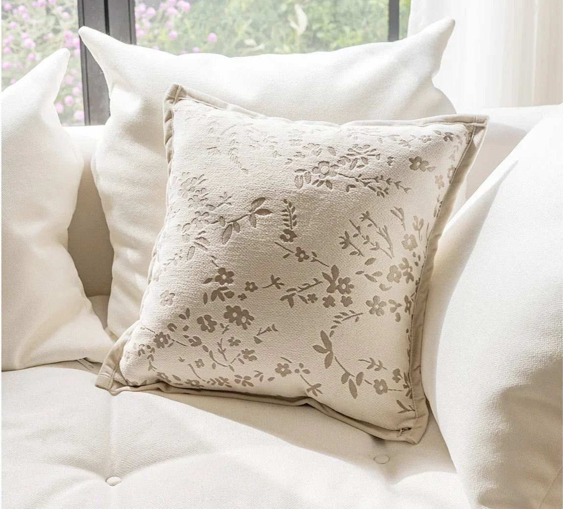Sandstone Bloom Cushion Cover