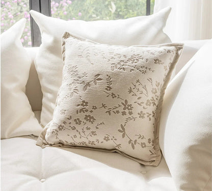 Sandstone Bloom Cushion Cover