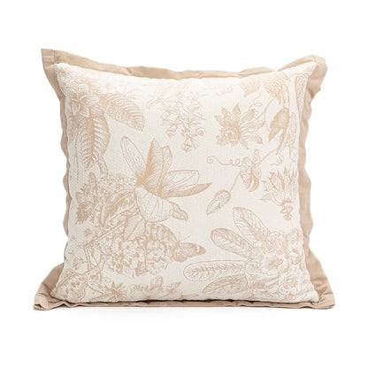 Nordic Bloom Chenille Cushion Cover