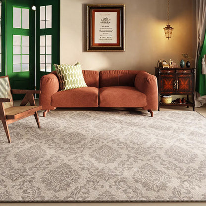 Château Lines Retro French Rug