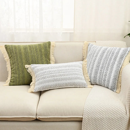 Nordic Herringbone Chenille Cushion Cover