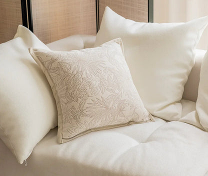 Sandstone Bloom Cushion Cover