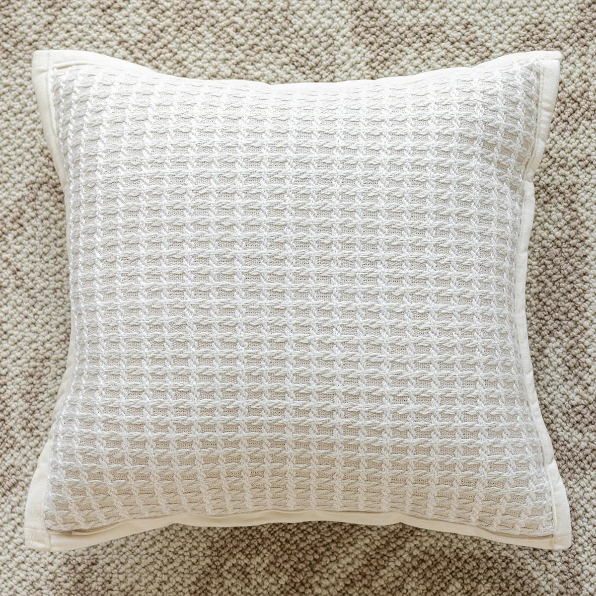 Terracotta Bloom Jacquard Cushion Cover
