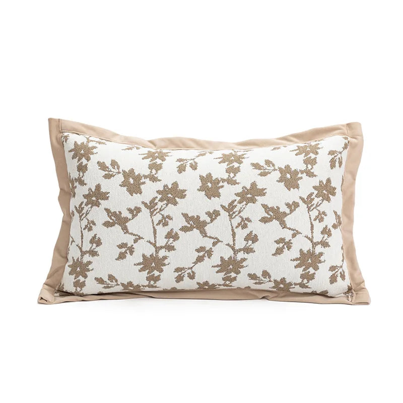 Nordic Bloom Chenille Cushion Cover